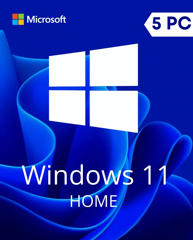 WINDOWS 11 HOME – 5 PC ACTIVATION KEY