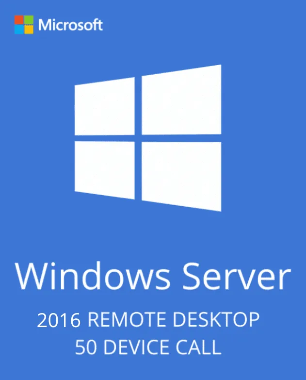 WINDOWS SERVER 2016 REMOTE DESKTOP SERVICES - 50 DEVICE CALS CERTIFICATE