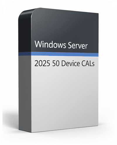 WINDOWS SERVER 2025 REMOTE DESKTOP SERVICES - 50 DEVICE CALS CERTIFICATE