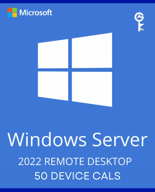 WINDOWS SERVER 2022 REMOTE DESKTOP SERVICES - 50 DEVICE CALS CERTIFICATE